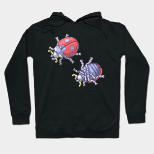 Ladybug Ladybird Beetle Illustration Hoodie